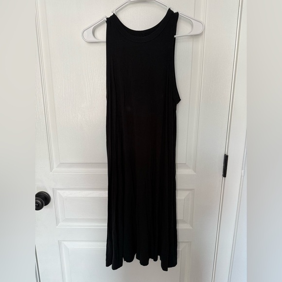 A New Day Black Mock Neck Sheath Midi Dress - Picture 1 of 5